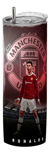 Termo Skinny Café 20 Oz Cristiano Ronaldo Manchester #23