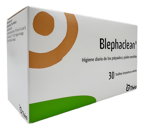 Blephaclean Toallitas Limpiadoras. C/30 Pz. Esteriles.