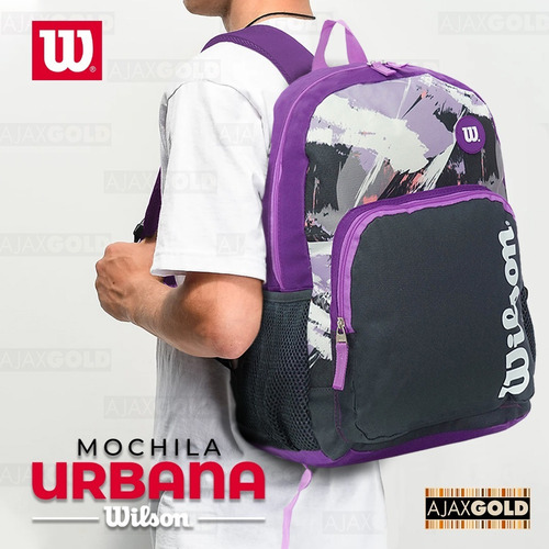 Imagen 7 de 10 de Mochila Wilson Mujer Porta Notebook Urbana Gym Deportes