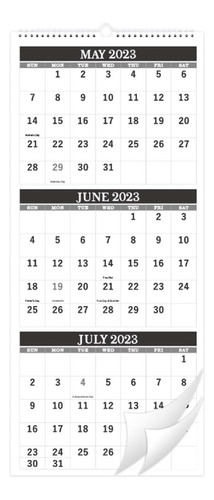 2023-2024 Calendario De Pared-abr. 2023-jul.2024, Calendario