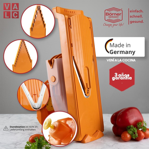 Imagen 5 de 7 de Kit Estudiante Mandolina V3 Multibox Waffel Pelador Gratis