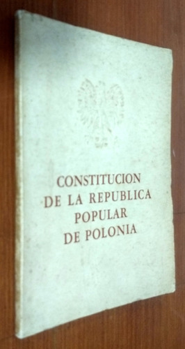 Constitucion De La Republica Popular De Polonia 1954