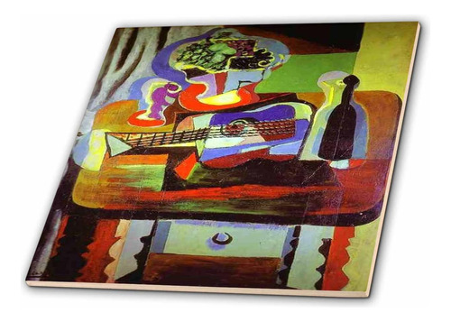Florene Cubism Art  Picasso Pintura Tazón De Fruta N  Guit