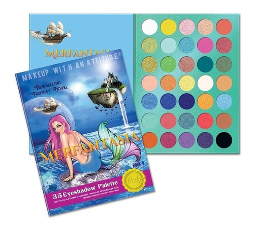 Paleta De Sombras Merfantasia Book 8 Rude Cosmetics