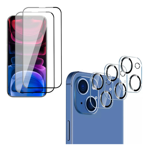 Vidrio Camara + Full Glue Compatible Con iPhone 13