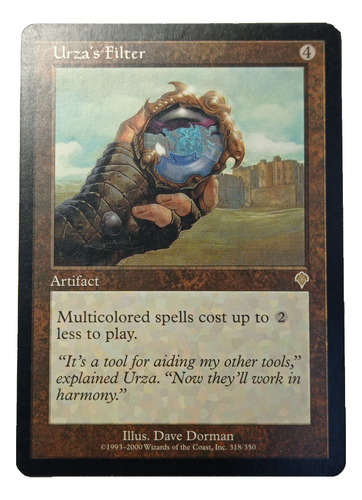 Carta Magic Urza's Filter [invasion] Mtg Artifact