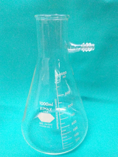 Meonli: Laboratorio Kitasato 1000ml Kimax Cristal
