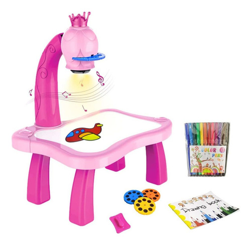 A Proyector Infantil Pintura Aprendiendo A Pintar Mesa