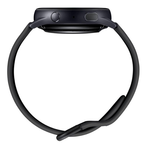 Imagen 3 de 3 de Samsung Galaxy Watch Active2 (Bluetooth) 1.2" caja 40mm de aluminio aqua black, malla aqua black de fluoroelastómero SM-R830