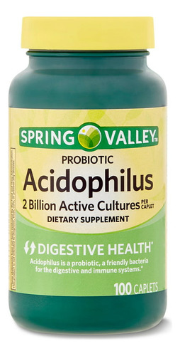 Spring Valley Probiotico 2 Billion 100 Cápsulas 