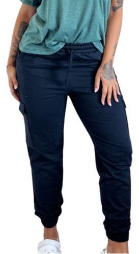 Jogger Pantalon De Mujer Frisado En 6 Talles  Plus Axioma