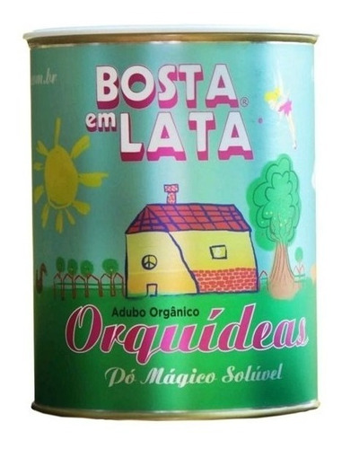 Pó Mágico Adubo Orgânico Orquídeas Bosta Em Lata - 1 Lata