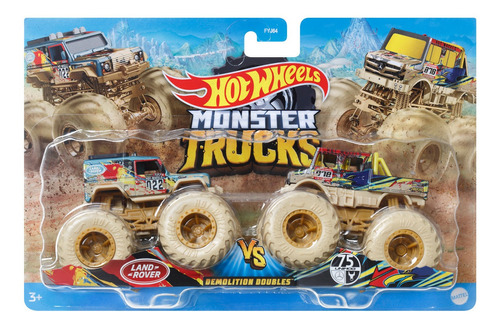Pack Hot Wheels Monster Trucks Dobles 1:64 A Elección