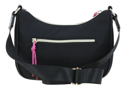 Bolsa Baguette Negro Gorett Mujer Gs24030-3 Diseño De La Tela Liso