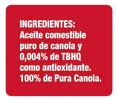 Aceite Capullo De 845 Ml 100% Puro De Canola 3 Piezas