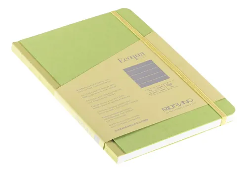 Fabriano Ecoqua Más Cuaderno De Tela, 83 X 117, A4, Lima
