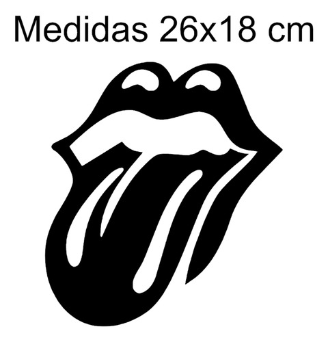 Vinil Sticker Calcomania Auto Lengua Rolling Stones Rock