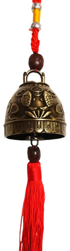 Colgante Llamador Campana Feng Shui Con Imagen De Peces