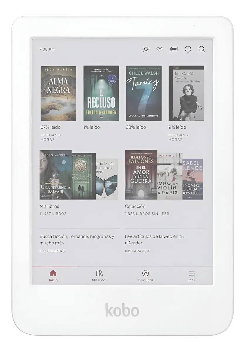 Lector E Reader Kobo Clara Colour Hd 6 Waterproof 16gb Blanco
