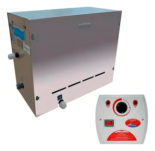 Sauna Vapor Steam Inox 9 Kw Com Quadro Analógico Sodramar