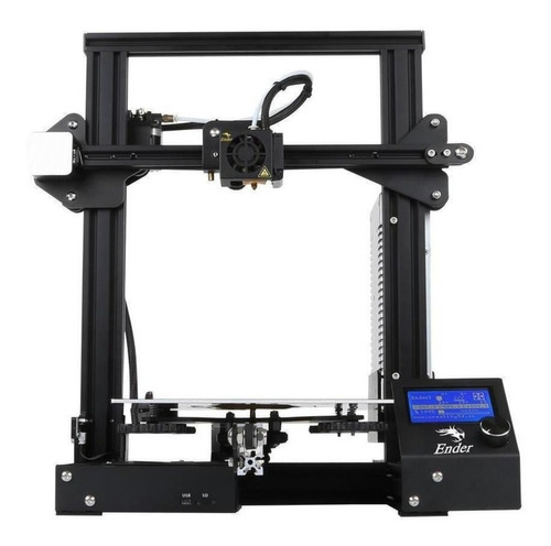 Impresora Creality 3D Ender-3X color black 100V - 120V/200V - 240V con tecnología de impresión FDM