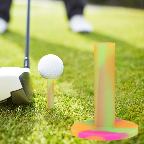 2 Soporte De Tee De Golf De Goma, Tapete De Golf, Tees, 70mm