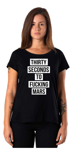 Remeras Mujer 30 Seconds To Mars |de Hoy No Pasa| 4 V