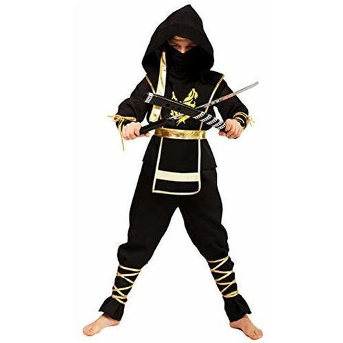 Niños Golden Dragon Ninja Cosplay Disfraces De Halloween (10