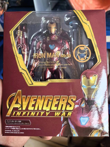 Figura De Acción De Los Vengadores Iron Man Mk50 Armor Model