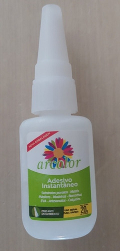 Adhesivo Instantáneo Arcolor 20grs. 