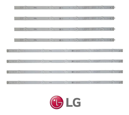 Kit Barras Led LG 49uj6300 49lj5500 49lj5550 Barramento Novo