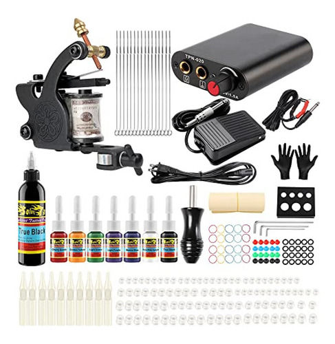 Tinta Para Tatuaje Solong Tattoo Kit De Tatuaje Completo Par