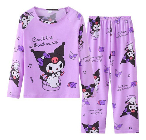 Xm Lindo Pijama De Manga Larga For Niña De Otoño E Invierno