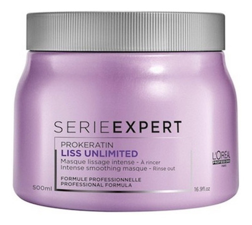 Máscara L'oréal Serie Expert Liss Unlimited 500 ml