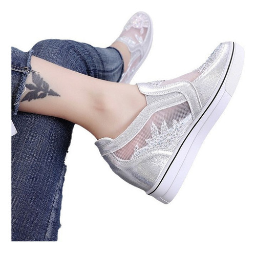 Mocasines Mujer Zapatos Casuales Con Diamantes De Imitación