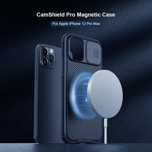 Imagen 3 de 7 de Carcasa Nillkin Camshield Magsafe Para iPhone 12 / Pro / Max