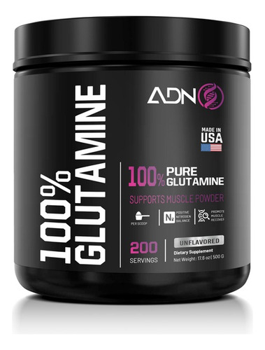 100% Glutamine Adn 500g