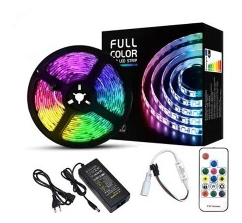 Tira De Luz Led Bluetooth App Control 5m 5050 Rgb Multicolor