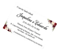 Comprar Tag Para Casamento, Festas, Convites Individuais (200un)