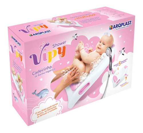 Imagem 4 de 4 de Cadeirinha De Banho Do Bebe Higienica Anatomica Reclinavel