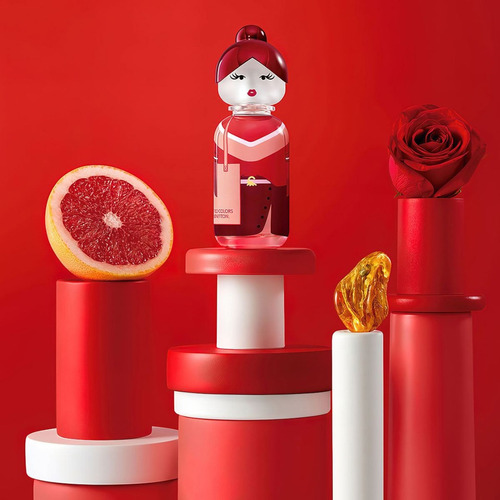 Benetton Sisterland Red Rose Edt 80ml + Bl 75ml Mujer