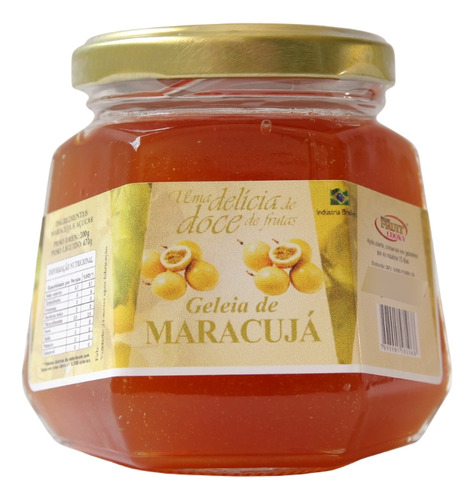 Geleia Premium De Maracujá Grande 100% Fruta