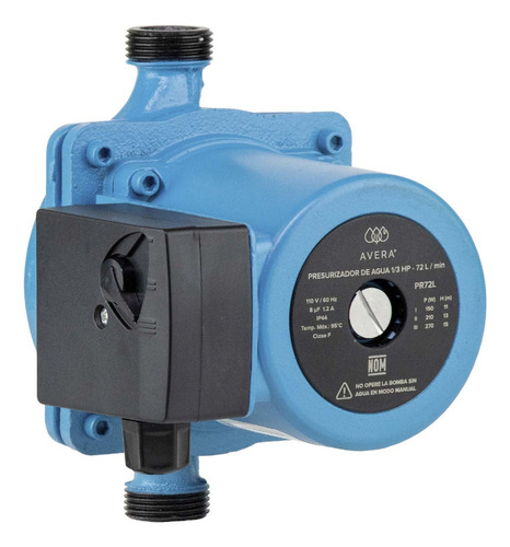 Avera Calentador 16 Litros Gn Con Bomba Presurizadora 1/3 Hp Color Blanco