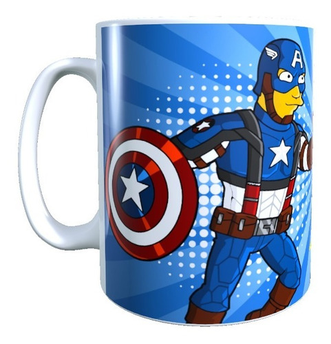 Taza Tazón Día Padre, Mi Héroe Favorito, Capitán Simpson