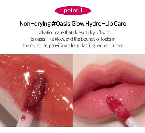 Etude Over Glowy Tint #2 Peach Sugar | Tinte Labial Vegano N