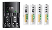Comprar Baterias Marca Ebl Aa Recargables 2800mah + Cargador