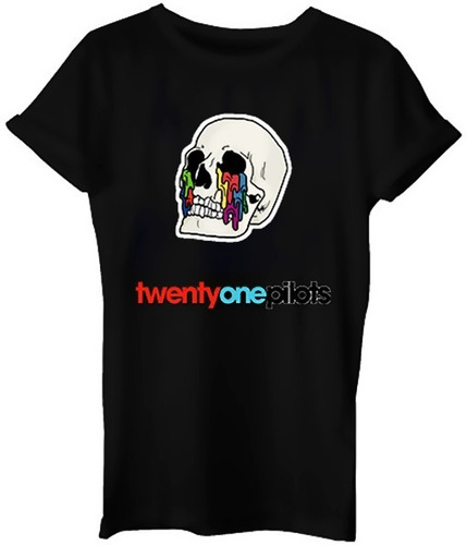 Playera Camiseta Twenty One Pilots Skull Calavera + Regalo