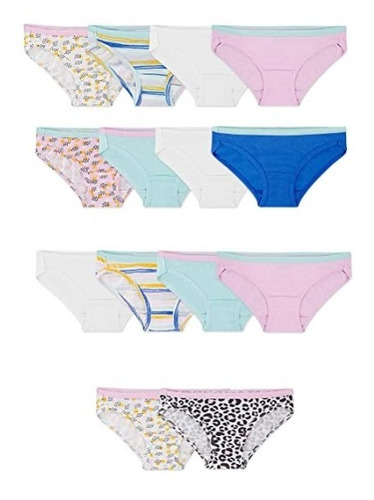 Fruit Of The Loom Pantaleta Bikini Niñas (paquete 14)