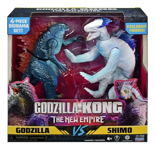 Set X 2 Fig. Godzilla Vs Shimo Godzilla X Kong New Empire 