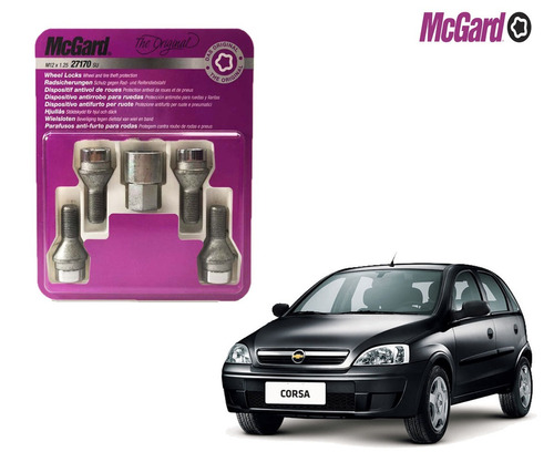 Parafuso Trava Antifurto Original Mcgard Chevrolet Corsa